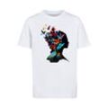 T-Shirt F4NT4STIC "Schmetterling Silhouette TEE UNISEX", Mädchen, Gr. 122/128, weiß, Obermaterial: 100% Baumwolle, casual, regular fit, Rundhals, Kurzarm ohne Bündchen, Shirts, Print