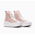 Sneaker CONVERSE "CHUCK TAYLOR ALL STAR MOVE PLATFORM", Gr. 37,5, pink (static pink), Textil, sportlich, Schuhe