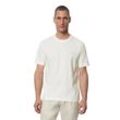 T-Shirt MARC O'POLO, Herren, Gr. XXL, weiß (egg weiß), Single Jersey, Obermaterial: 100% Baumwolle, casual, Rundhals, Kurzarm, Shirts, Mit großem Rückenprint, leichte Single-Jersey-Qualität