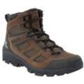 Wanderschuh JACK WOLFSKIN "VOJO 3 TEXAPORE MID M", Gr. 44, braun (braun, phantom), Leder, Textil, sportlich, Schuhe, Wasserdicht