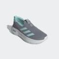 Slip-On Sneaker ADIDAS SPORTSWEAR "CLOUDFOAM MOVE LOUNGER", Gr. 41, grau (grau, semi flash aqua, cloud weiß), Textil, Synthetik, sportlich, Schuhe