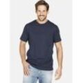 T-Shirt JAN VANDERSTORM "Doppelpack T-Shirt ERKE", Herren, Gr. L, blau (dunkelblau), Obermaterial: 100% Baumwolle CO., casual, comfort fit normal, Rundhals, Kurzarm, Shirts, reine Baumwolle (2er-Pack)