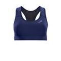 Sport-Bustier WINSHAPE "Functional Comfort Sport-BH SB102C", Damen, Gr. XL, blau (dunkelblau), 85% Polyester, 15% Elasthan, BHs, mit herausnehmbaren Pads