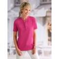 T-Shirt CLASSIC BASICS "Kurzarm-Shirt", Damen, Gr. 40, pink (fuchsia), 100% Baumwolle, unifarben, Rundhals, Kurzarm, Shirts