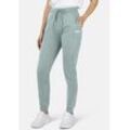 Sporthose STOOKER WOMEN "D. Sweathose JUDY 30"", Damen, Gr. 44/46, blau (blau surf), angeraute Sweatware, 60% Baumwolle, 40% Polyester, sportlich, gerade lang, Hosen, Sporthose Regular Fit Sport Baumwolle für Damen