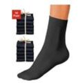 Basicsocken GO IN, Damen, Gr. 35-38, schwarz (10x schwarz), Polyester, Polyamid, Baumwolle, Baumwollmischung, Elasthan, unifarben, elastisch, Socken, unifarben