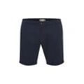 Chinoshorts SOLID "Chinoshorts SDMontijo BT", Herren, Gr. 4XL, N-Gr, blau (insignia b), Web, Obermaterial: 98% Baumwolle CO. 2% Elasthan EL., casual, regular fit kurz, Hosen