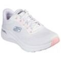 Sneaker SKECHERS "ARCH FIT 2.0-BIG LEAGUE", Damen, Gr. 38, rosa (weiß, rosa), Textil, sportlich, Schuhe Sneaker, Fitnessschuh, Trainingsschuh, Freizeitschuh mit guter Dämpfung