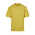 T-Shirt URBAN CLASSICS "Urban Classics Herren Organic Tall Tee", Herren, Gr. L, gelb (vintagesun), 100% Baumwolle, unifarben, casual, loose fit, Rundhals, Kurzarm, Shirts