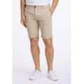 Chinoshorts LINDBERGH "Lindbergh Chino-Shorts", Herren, Gr. L, beige (sand), Oberstoff: 98% Baumwolle, 2% Elasthan, slim fit, Hosen