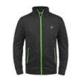 Sweatjacke SOLID "Sweatjacke SDBennTrack", Herren, Gr. S, grau (dar grau m), Obermaterial: 50% Baumwolle CO. 50% Polyester PES., casual, normal, ohne Ausschnitt, Sweatjacken