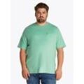 Rundhalsshirt "BT-ESSENTIAL SOLID POCKET TEE-B", Herren, Gr. 4XL, fort grün, Single Jersey, Obermaterial: 100% Baumwolle, TOMMY HILFIGER BIG & TALL, unifarben, casual, regular fit, Rundhals, Kurzarm abgerundeter Saum, Shirts, in Große Größen, Logostickerei