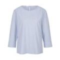 Bluse zum Schlupfen Peter Hahn blau