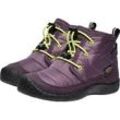 Wintersportschuh KEEN "HOWSER II CHUKKA WP", Damen, Gr. 39, lila (plum perfect, daiquiri grün), Synthetik, sportlich, Schuhe, Winterschuhe, wasserdicht