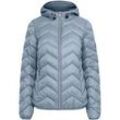 Steppjacke FRANSA "Steppjacke FRBapadding", Damen, Gr. M, blau (infinity), Obermaterial: 100% Polyamid PA., casual, sehr figurbetont hüftlang, Jacken