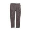 TOM TAILOR DENIM Herren Regular Tapered Cargo Hose, grau, Uni, Gr. XXL