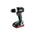 METABO Akku-Bohrschrauber BS 18 LT BL (602325800) metaBOX 145 18V 2x4Ah LiHD + ASC 55