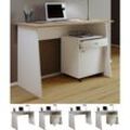 VCM Computertisch Maße ca. H. 74 x B. 110 x T. 50 cm stylische Seitenteile Schreibtisch – Masola Maxi