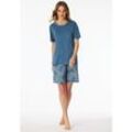 SCHIESSER Schlafanzug kurz atlantikblau - Comfort Nightwear 38 female