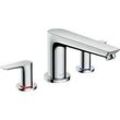 hansgrohe Talis E Fertigmontageset 71747000 Wannen-3-Loch-Armatur, chrom