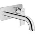 hansgrohe Vernis Shape Fertigmontageset 71578000 Unterputz-Waschtischarmatur, für Wandmontage, mit Auslauf 20,5cm, chrom