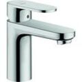 hansgrohe Vernis Blend 100 Waschtischarmatur 71585000 CoolStart, mit Zugstangen-Ablaufgarnitur, chrom