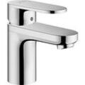 hansgrohe Vernis Blend 70 Waschtischarmatur 71570000 mit isolierter Wasserführung und Zugstangen-Ablaufgarnitur, chrom