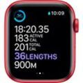 Apple Watch Series 7 (2021) - (Band nicht enthalten) - GPS + Cellular 45 mm - Rot Aluminium