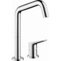 hansgrohe Spültisch Armatur Axor Citterio 34820000 schwenkbarer Auslauf 360 Grad, chrom