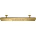 hansgrohe Axor ShowerHeaven Kopfbrause 1200 4jet Axor 12423250 Brushed Gold Optik, mit Lichtm. 5000 K