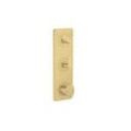 hansgrohe Axor Citterio C Thermostatmodul 380/120, 49700250 Unterputz, 2 Verbraucher, Brushed Gold Optic