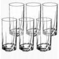 Kadax - Trinkgläser aus hochwertigem Glas, 6er Set, Wassergläser, hoch, 380ml