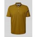 Slim Fit Poloshirt aus reiner Baumwolle mit Logo-Stitching