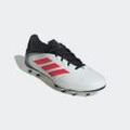 Fußballschuh ADIDAS PERFORMANCE "COPA PURE 3 LEAGUE FG/MG", Gr. 39, cloud weiß, lucid rot, core schwarz, Synthetik, sportlich, Schuhe