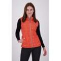 Steppweste LPO "SHELBY VEST V WOMEN", Damen, Gr. 40 (M), orange, 96% Polyester; 4% Elastan, sportlich, figurbetont, Westen, auch in Großen Größen erhältlich