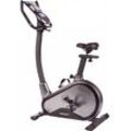 Ergometer CHRISTOPEIT SPORT "EM 8000", schwarz (schwarz, grau), Fahrradtrainer, ohne Unterlegmatte, Kinomap App kompatibel, B:52cm H:138cm L:110cm