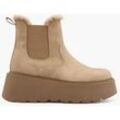 Chelsea Boots - Damen - beige