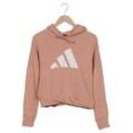 adidas Damen Kapuzenpullover, orange, Gr. 34