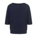 Rundhals-Pullover aus 100% SUPIMA®-Baumwolle Peter Hahn Supima blau