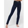 Slim-fit-Jeans ANGELS "SKINNY", Damen, Gr. 36, Länge 32, blau (schwarz indigo), Denim/Jeans, Obermaterial: 91% Baumwolle, 6% Polyester, 3% Elasthan, casual, slim fit, Jeans