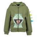 Sweatjacke BLUE SEVEN, Jungen, Gr. 104, tee orig, Sweatware, Obermaterial: 100% Baumwolle, bedruckt, modisch, regular fit, Langarm Rippbündchen, Sweatjacken