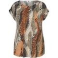 Blusen-Top Anna Aura grau, 42