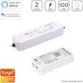 CCT Dimmer-Set 100W | MiBoxer CCT WIFI LED Controller 2 Kanal 12/24V + Mean Well...