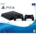 Sony Playstation 4 slim 1 TB [inkl. 2 Wireless Controller] schwarz