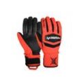 Skihandschuhe REUSCH "Worldcup Warrior R-TEX XT Junior", Kinder, Gr. 4,5, schwarz (schwarz, rot), 90% Polyester, 10% Ziegenleder, mehrfarbig, klassisch, Handschuhe, in wasserdichter Qualität