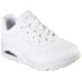 Sneaker SKECHERS "Street Uno - Stand on Air", Damen, Gr. 35, weiß (weiß, weiß), Lederimitat, sportlich, Schuhe, Freizeitschuh, Halbschuh, Schnürschuh im schlichten Look, Topseller