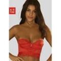 Corsage JETTE, Damen, Gr. 75, Cup A, rot, Spitze, Obermaterial: 78% Polyamid, 13% Elasthan, 9% Polyester, sexy, figurbetont, Corsagen, mit vielen aufregenden Tragevarianten, sexy Dessous, Reizwäsche