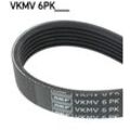 SKF Keilrippenriemen schwarz für MERCEDES-BENZ 0019933496 VKMV 6PK2156