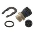 FEBI BILSTEIN Sensor, Kühlmitteltemperatur mit Dichtung schwarz 20mm für SKODA VW SEAT 357919501A 357919501AS1 6U0919501B 39142