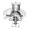 GATES Thermostat, Kühlmittel mit Dichtungen für STANDARD AUTOMOBILE VAUXHALL OPEL 1338062 75239 90443473 TH15182G1